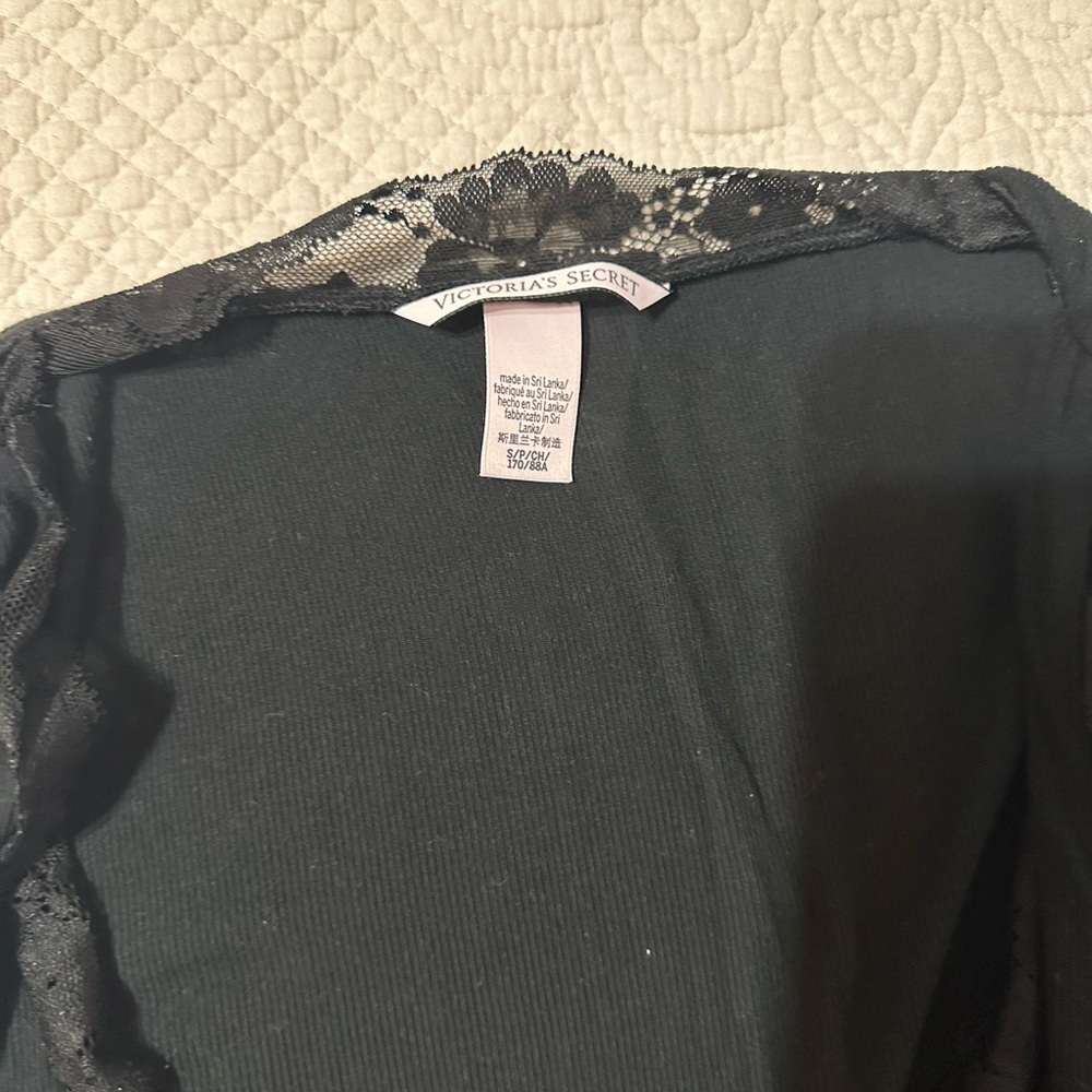 Victoria’s Secret black romper, low v-neck - Picture 5 of 6